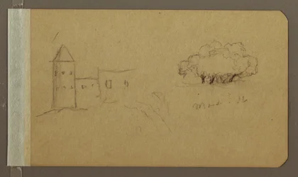 Tower, Trees, March 1862