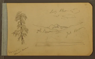 Tree, Mountains, 1889