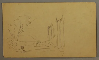 Trees, Classical Columns, possibly 1865–66