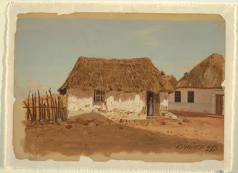 Two Houses in Barranquilla, Colombia, April 1853