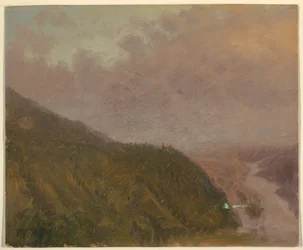 Valley from Top of a High Hill (Europe), 1860–70