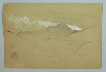 View from the East of Mount Chimborazo, Ecuador, June 3, 1857