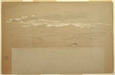 View of Mountain Range, Ecuador, June 27, 1857