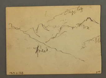 Waterfall between Veney and Sion, Rhone Valley, Switzerland, August 1868