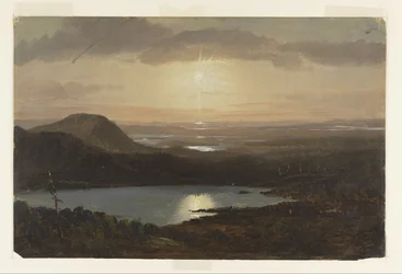 Eagle Lake Viewed from Cadillac Mountain, Mount Desert Island, Maine