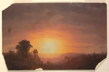 Landscape with Sunset