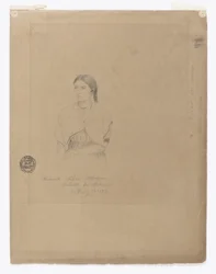 Portrait of Bolivian Girl: Senorita Filetta Molina Bolador del Carmen, Colombia