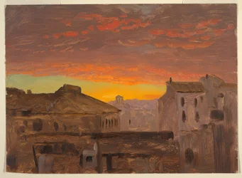 Rome, Rooftops at Sunset
