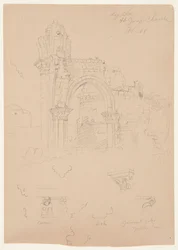 Ruins of St. George Church, Lydda [present day Lod]