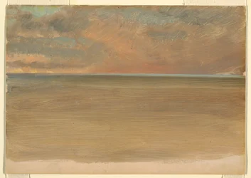Seascape with Icecap in the Distance