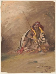 Seated Bedouin