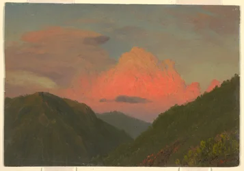 Sunset over Hilltops, Jamaica, West Indies