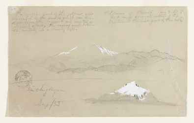 Views of Puresé Volcano, Colombia and Mt. Sincholagua, Ecuador