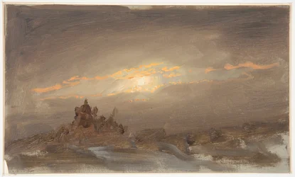 Winter Landscape at Moonlight