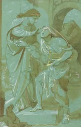 Study for The Blind Man of Bethsaida on the North Wall of the Chapel of the Ascension, London