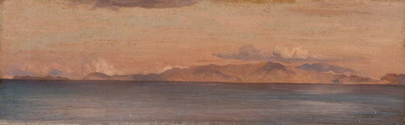 Distant View of Mountains in the Aegean Sea, 1867