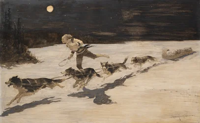 "Huskie" Dogs on the Frozen Highway (Talking Musquash)
