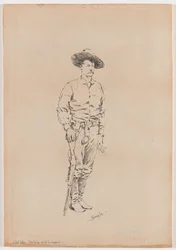 Sketch of a Texas Ranger for 