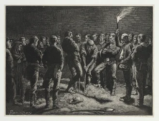 The Apache Campaign--Burial of Hatfield