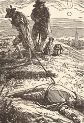 Illustration from History of the Plague by Defoe
