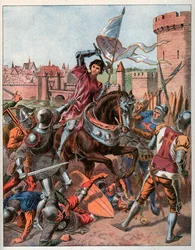 Joan of Arc is Taken Prisoner on May 23rd 1430 and Handed Over to the English at Compiegne