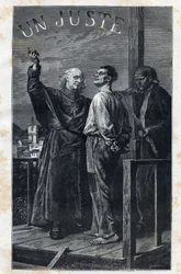 The Bishop Myriel Accompanies a Death Sentence to the Scaffold