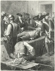 The Wounded Maximilien Robespierre at the Committee of Public Safety Awaiting His Execution