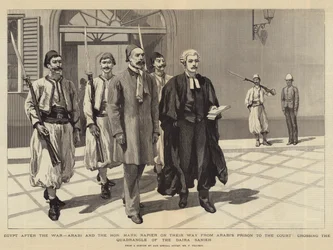 Egypt after the War, Arabi and the Honourable Mark Napier on their Way from Arabi