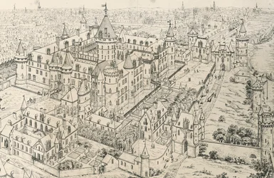Louvre in Paris at Time of Charles V, Wise (14th Century)