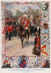 King George V as Field Marshall, the British Regiments of which His Majesty is Colonel