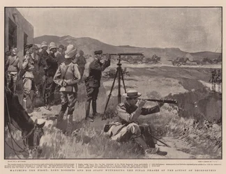 Watching the Fight, Lord Roberts and his Staff Witnessing the Final Phases of the Action of Driefontein