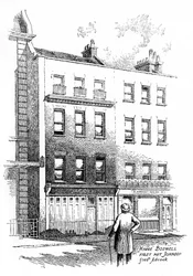 Where James Boswell First Met Dr. Johnson, London