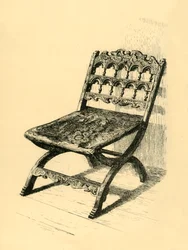 Folding-Chair, Walnut Wood