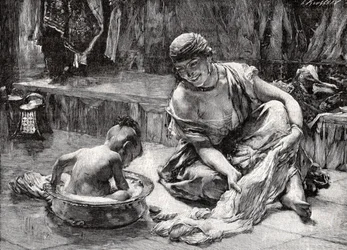 Child Bath, Egypt