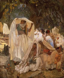 Women of Blidah on the Day of the Prophet, Algeria