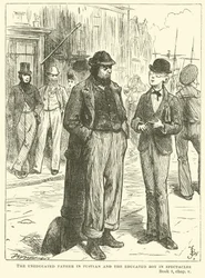 The Uneducated Father in Fustian and the Educated Boy in Spectacles