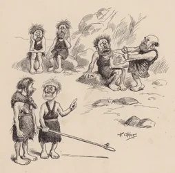 Our Antediluvian Ancestors by F Opper: Number Seven