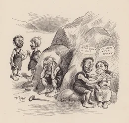 Our Antediluvian Ancestors by F Opper: Number Thirty One