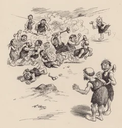 Our Antediluvian Ancestors by F Opper: Number Twenty