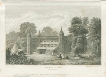 Tixall Hall - Gatehouse: Engraving