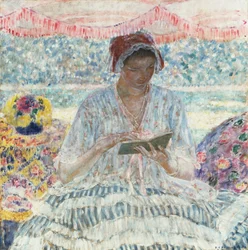 Summer Reading (Under the Awning)