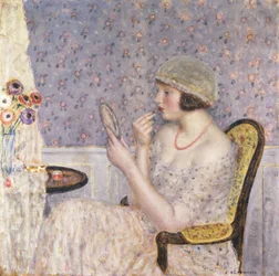 Woman at a Dressing Table