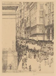 Fifth Avenue, Noon, 1916