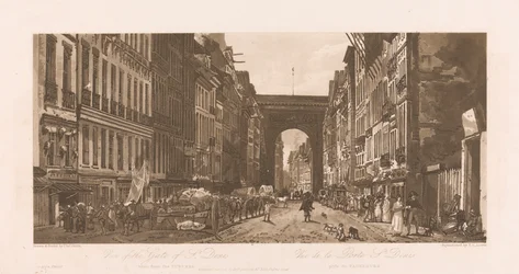 View of the Gate of St. Denis