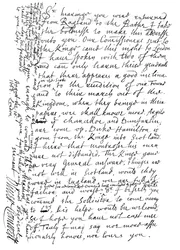 Letter by Oliver Cromwell to General Fairfax