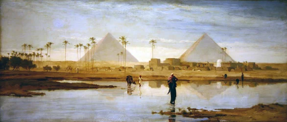 The Ford to the Village Near the Pyramids