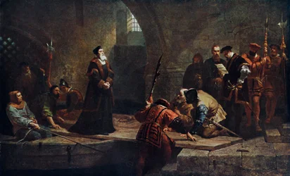 Thomas Cranmer at the Traitors Gate, 1553