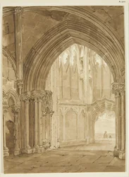 Interior of North Porch of St Mary Redcliffe
