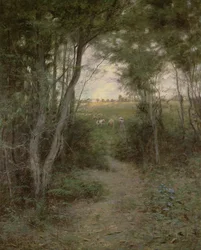 The Bush near Heidelberg, Melbourne, 1898