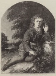 Whittington resting on Highgate-Hill